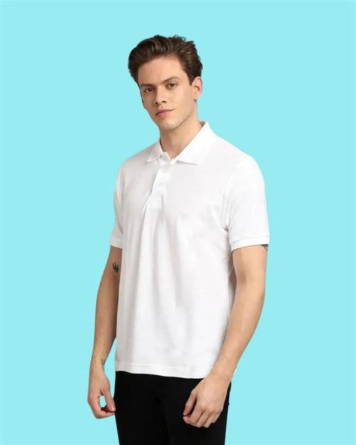 Matte Solid Half Sleeves Men's Polo T-Shirt gbdwrr-n1